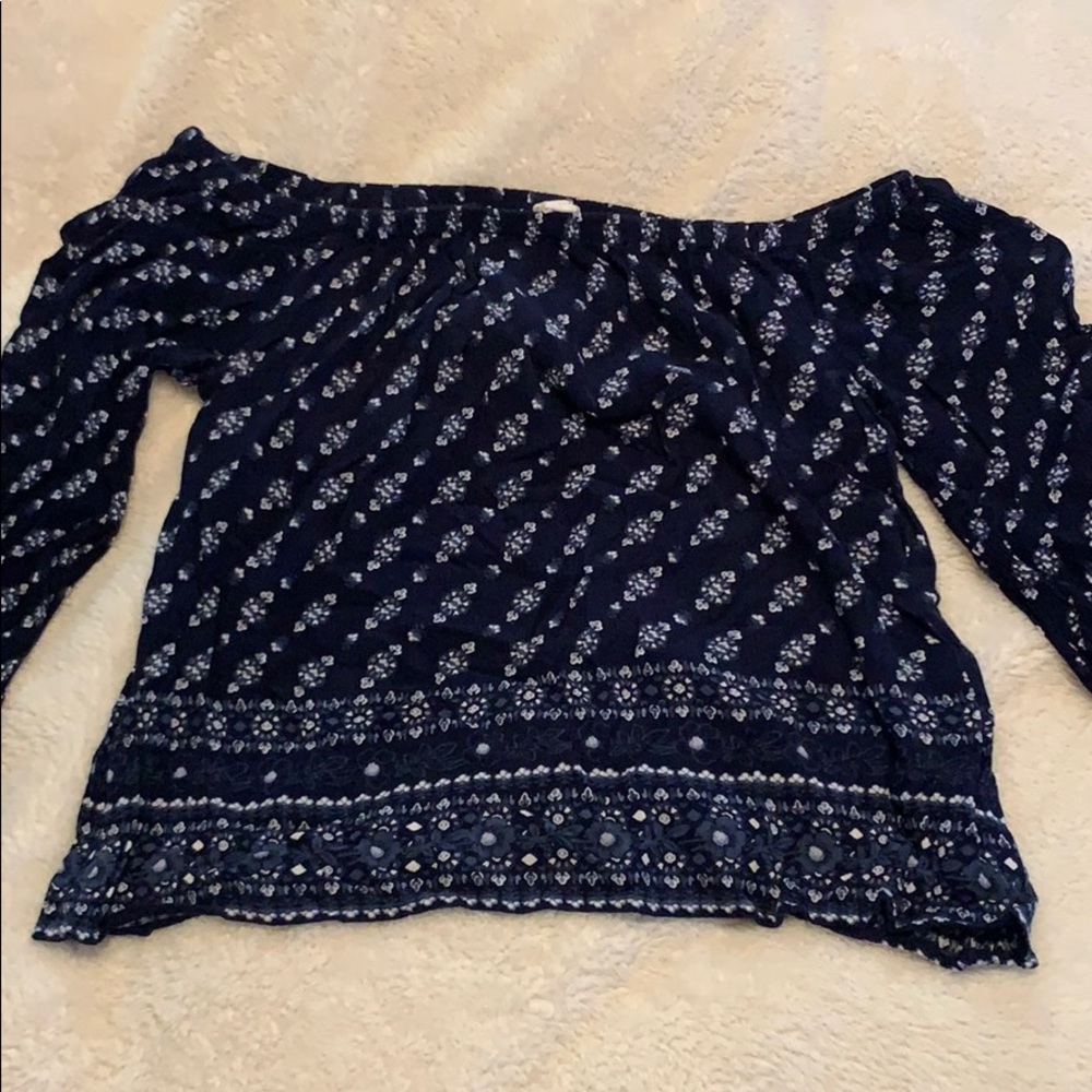 Off the shoulders floral top